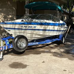 1994 Boat 20ft Open Bow, Bass, And Ski Boat Runs Great