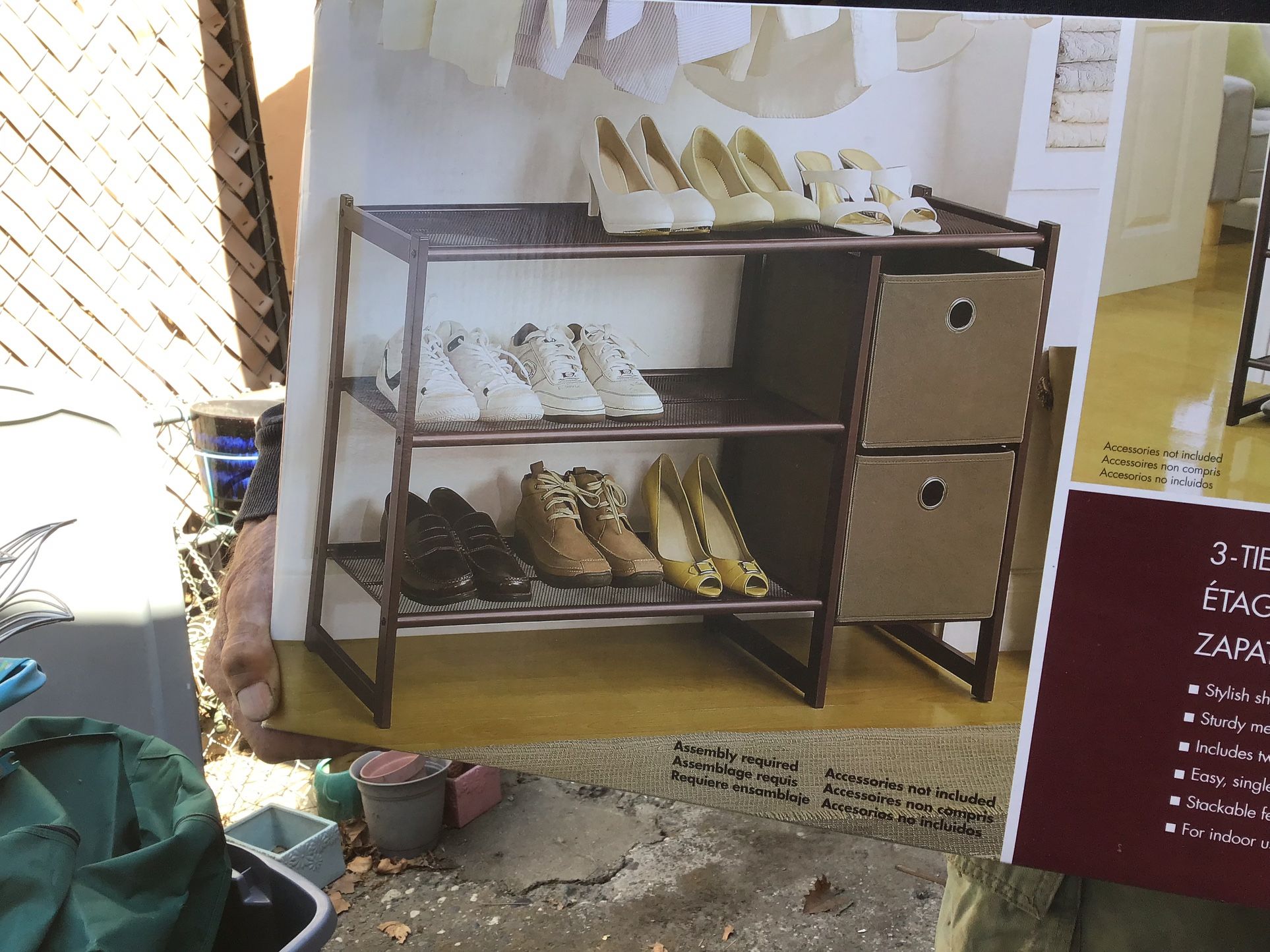 Shoe Rack, Storage Bench.