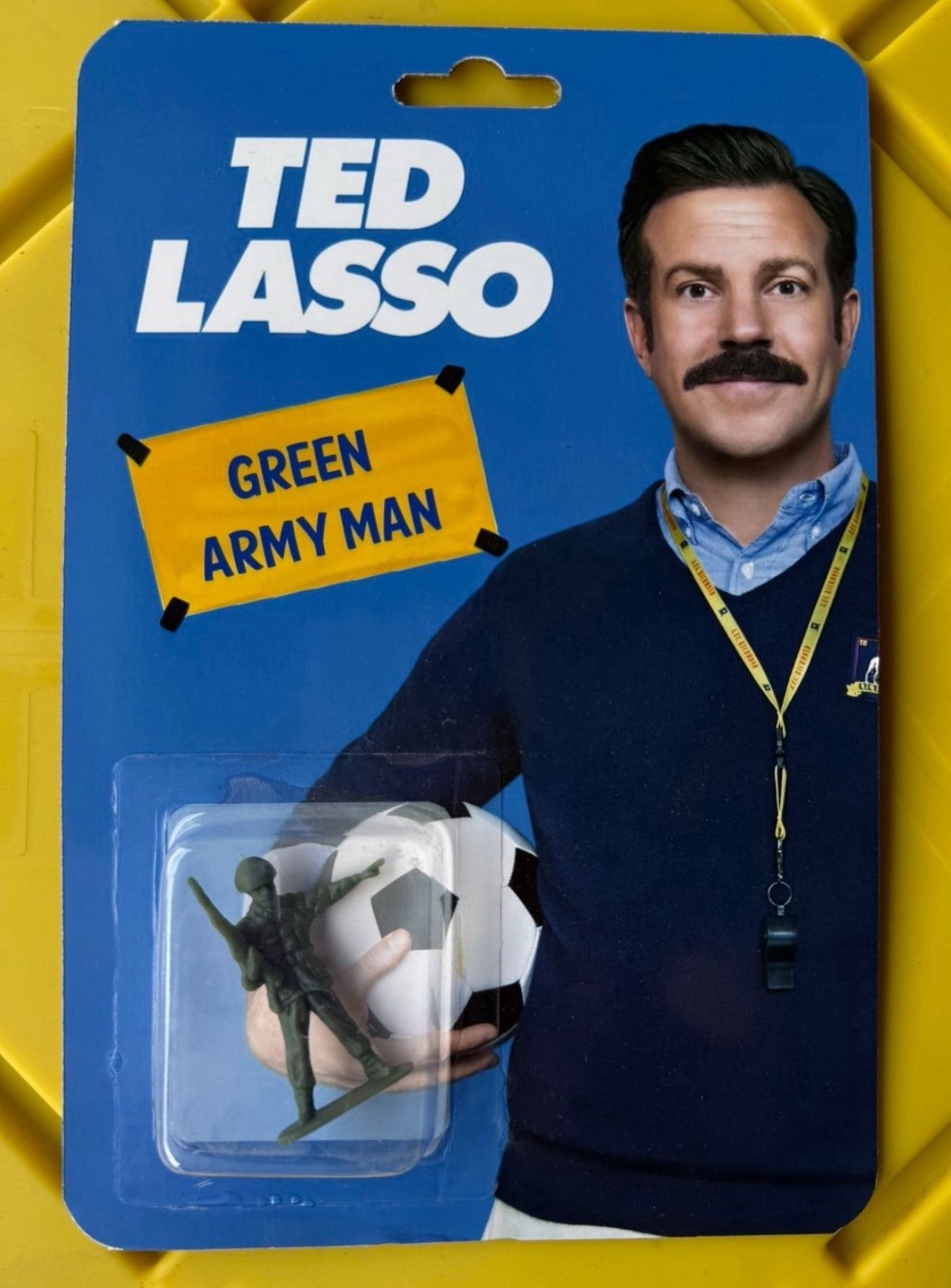 Ted Lasso Green Army Man Custom Toy Jason Sudekis Action Figure Pop   