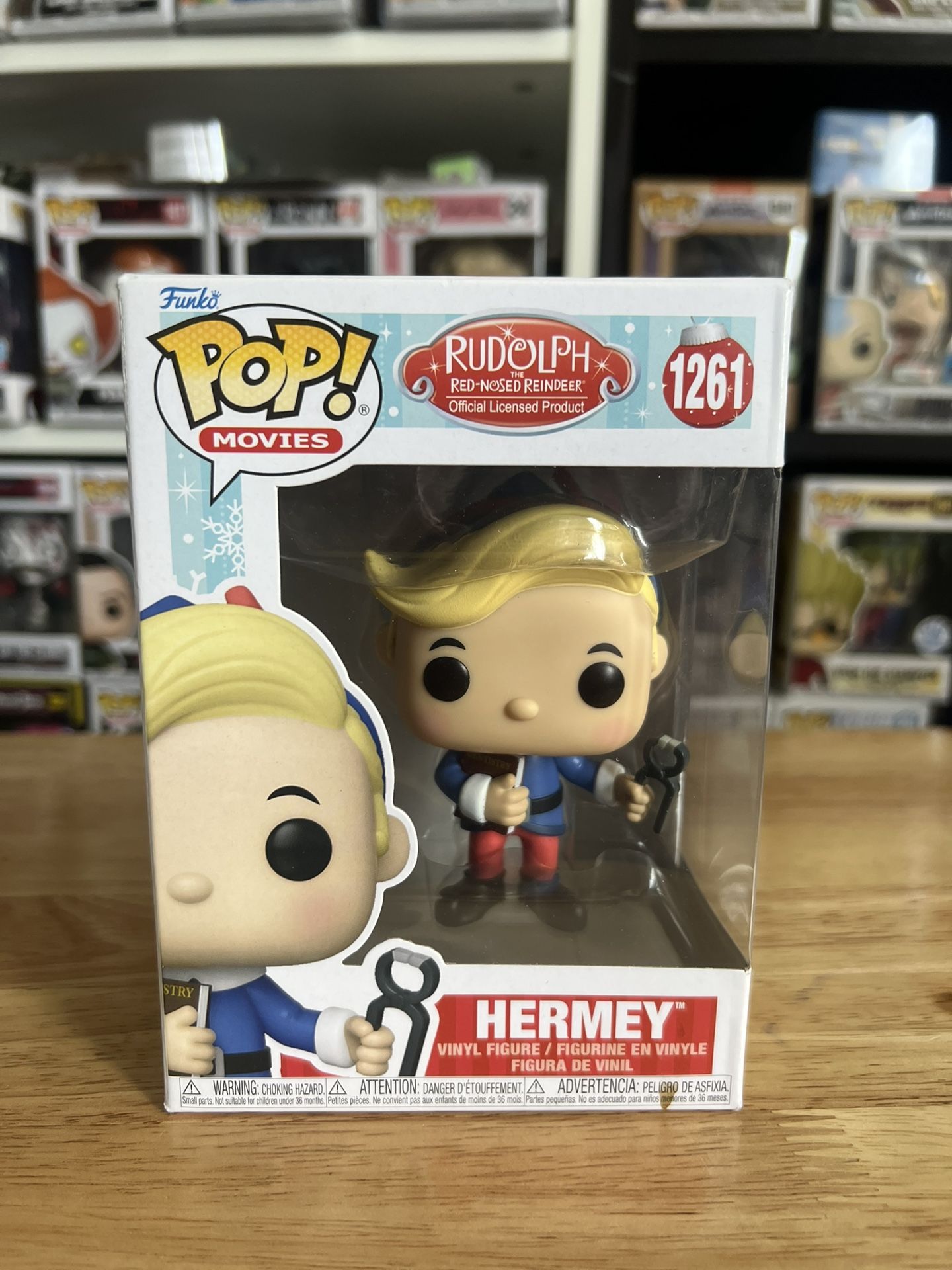 Hermey the Misfit Elf w/ Book & Dental Tool Funko Pop #1261 Christmas Rudolph