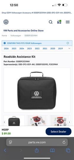 Genuine Volkswagen Road Side Kit