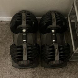 BOWFLEX  DUMBBELLS 52.2