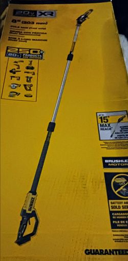 20v DeWalt 8" pole saw tool only