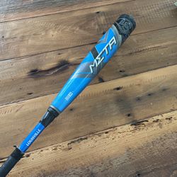 Meta BLUE Baseball Bat : 31 / 28 Drop 3