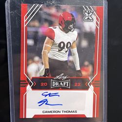 CAMERON THOMAS Signed 