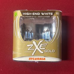 H11ZXE gold Silverstar Sylvania Halogen Headlights