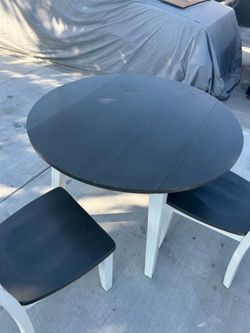 Kitchen table and two chairs