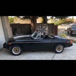 MGB 1979  Original  Black Paint 5 Speed   ManualTransmission 