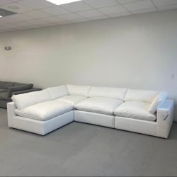 WHITE RH Cloud Couch Modular Sectional Sofa (DUPE)