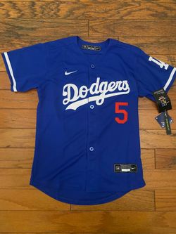 Blue Los Angeles dodgers Freddy freeman road jersey