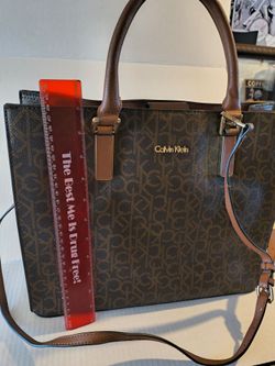 Calvin Klein signature logo tote bag