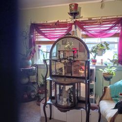 Antique Mirrored Shelf