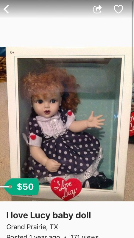 I Love Lucy Baby Doll