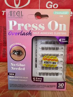 Ardell press on over lash