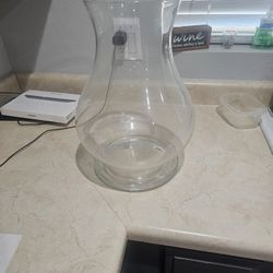 Clear Glass Flower Bouquet Vase