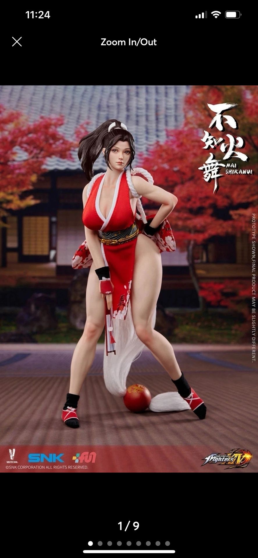 VERYCOOL VCF-2068 1/6 The King of Fighters XIV Mai Shiranui Action Figure