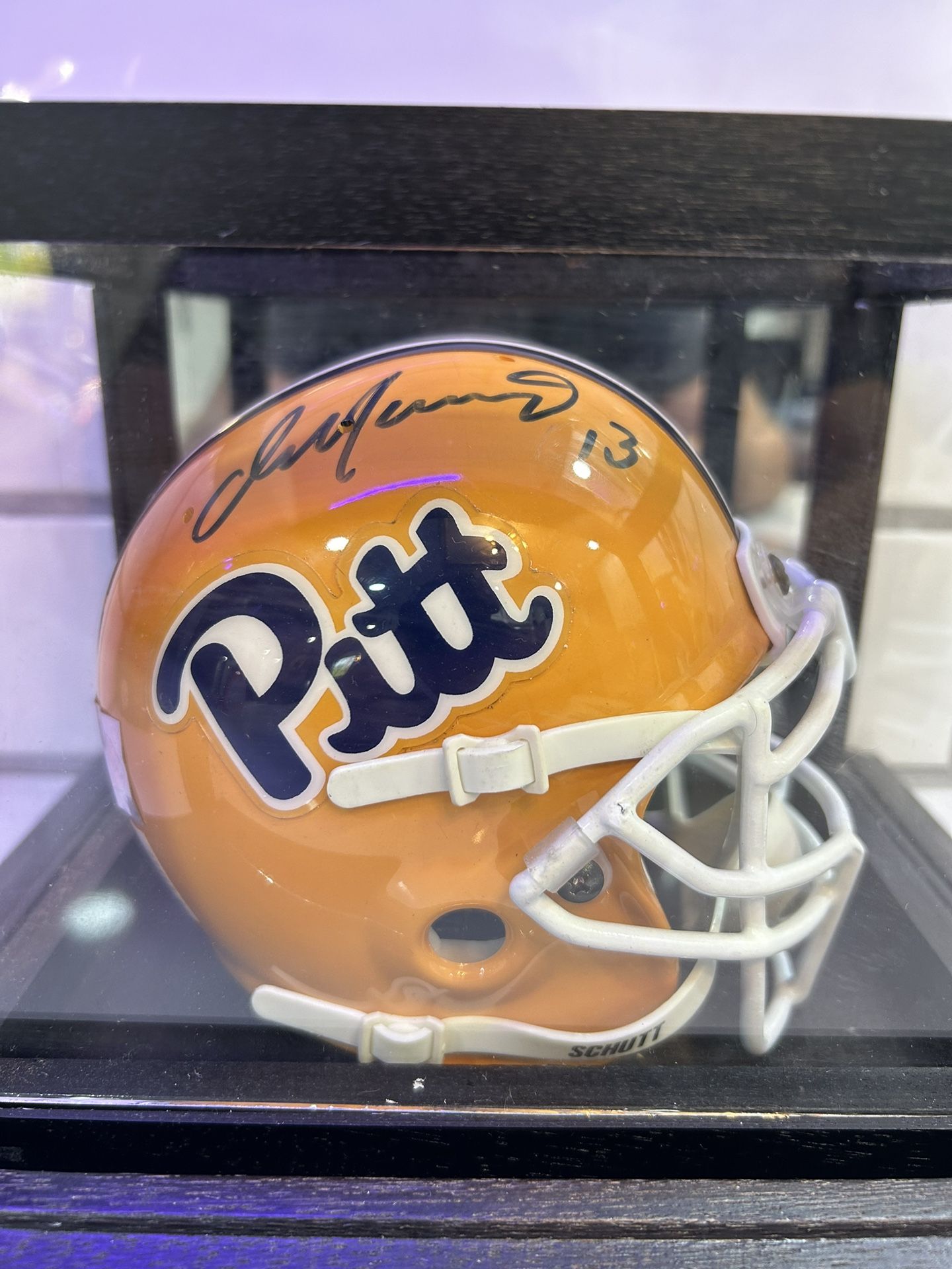 Dan Morino Autographed Mini Helmet