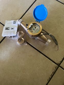 1” portable water meter