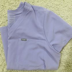 FIGS Limited Edition Large Lavender Dew Women Catarina Top