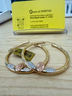 14KT Hoop Earrings