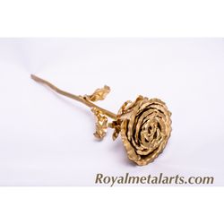 Handmade steel rose