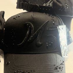 Gorra Negra Premium Tipo Designer 🧢 Brillos Negros | Streetwear Exclusivo 31 hats Mago total black