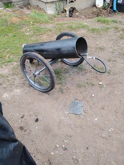 Fire pit propane cannon