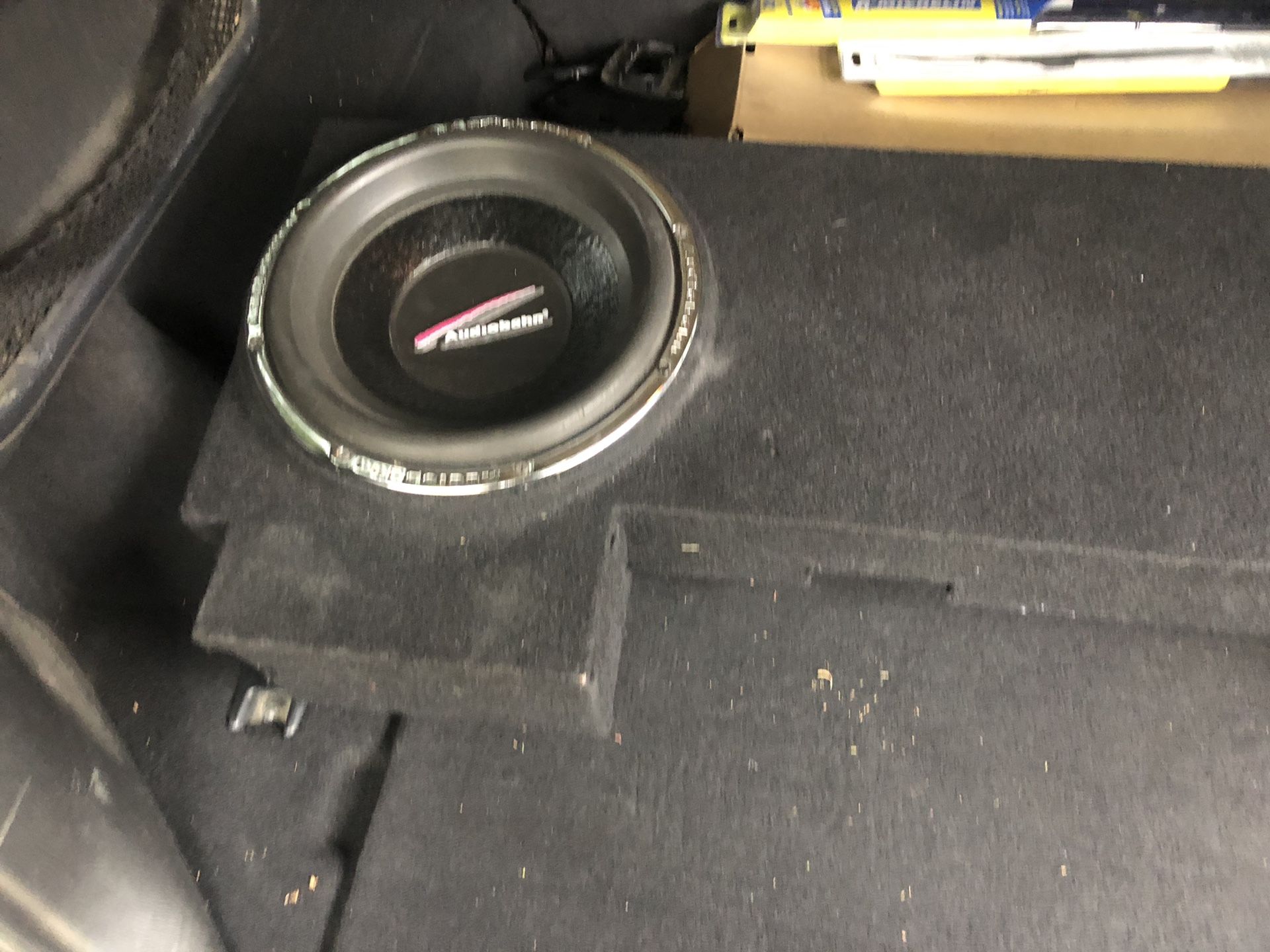 Box Audiobahn 12s 12” Audiobahn Subwoofers With Box In Good Condition