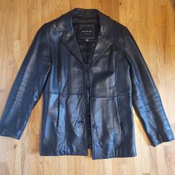 Marc New York Geniune Brown Leather Jacket