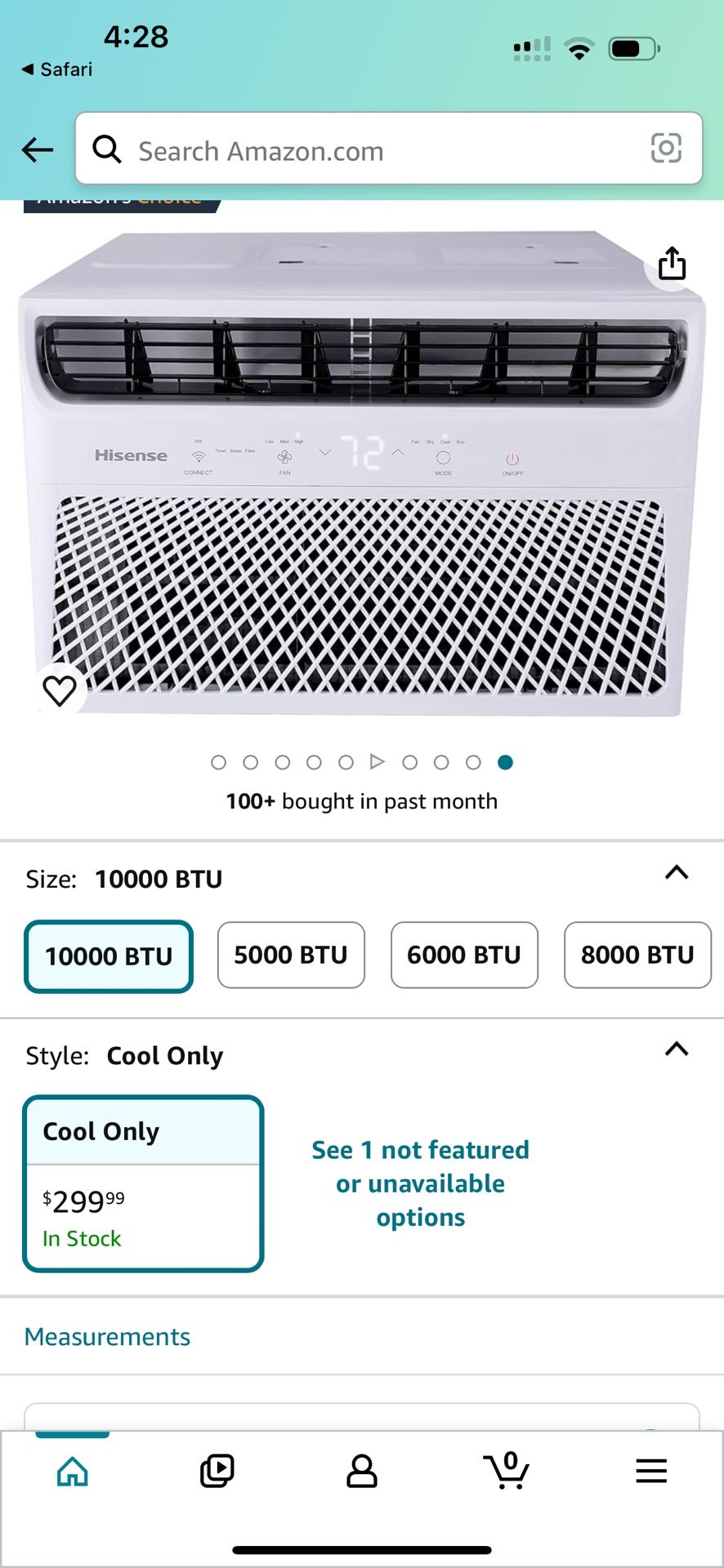 New Window Ac Unit For Apartment 350ft $80