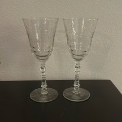 Crystal Water Glasses 