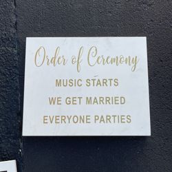Large Funny Wedding Sign 