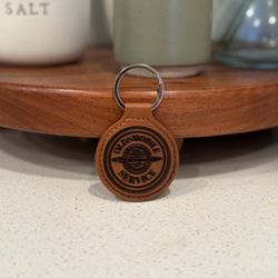 Oldsmobile Service Leather Keychain 