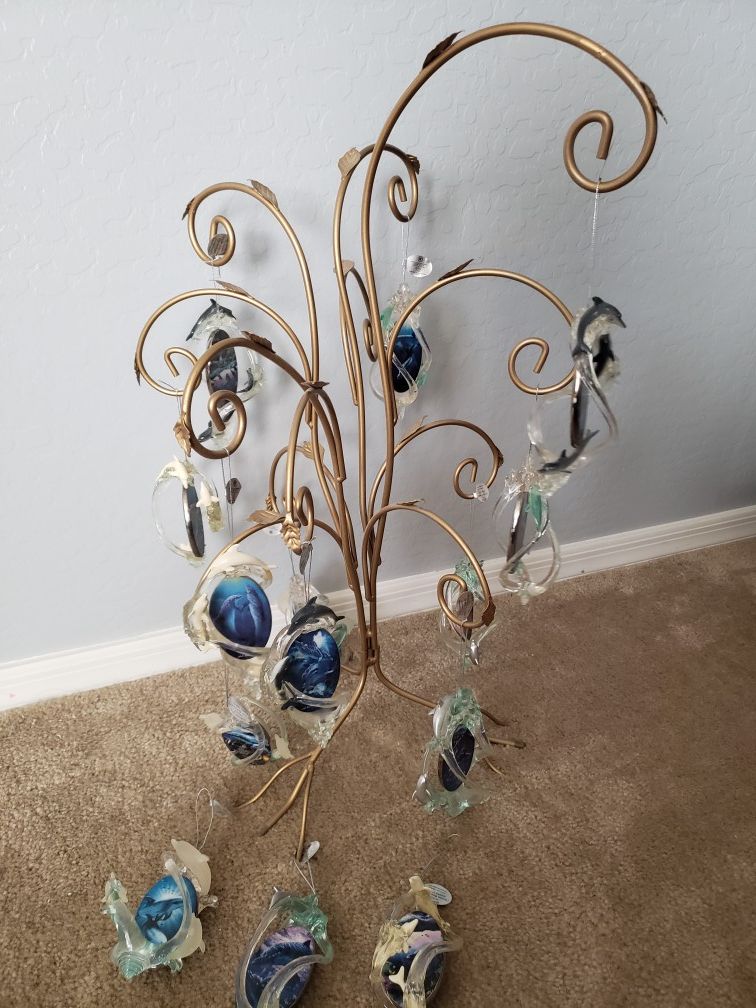 Christian Lassen 2003 Dolphin Majesty Ornament Collection