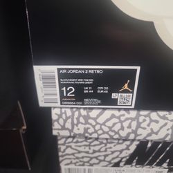 Jordan 2 Black Cement