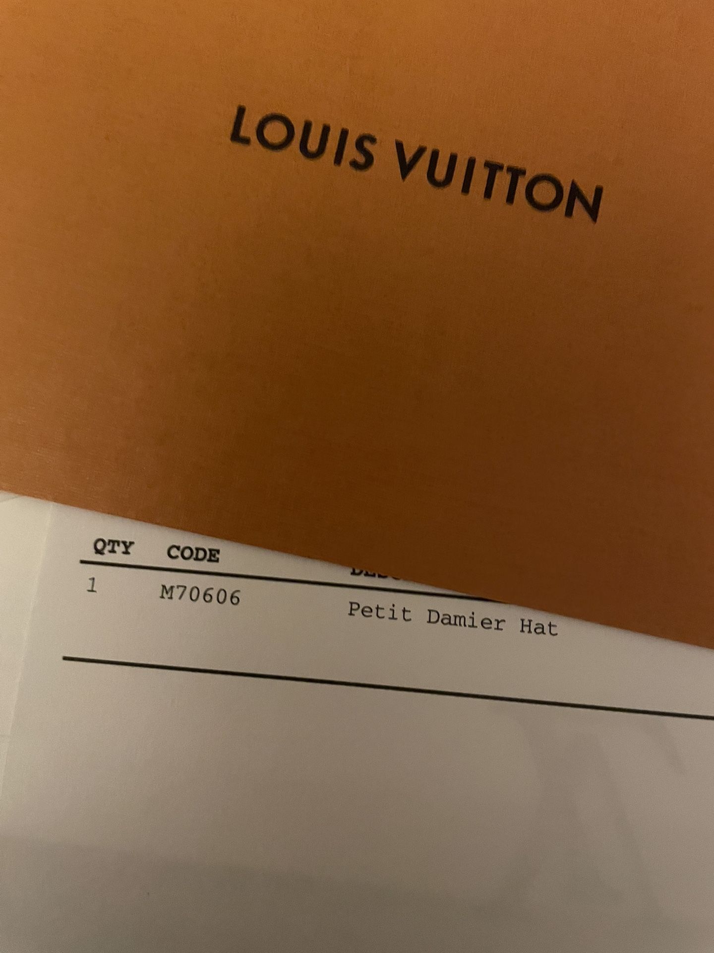 LV mössa, Louis Vuitton petite damier hat
