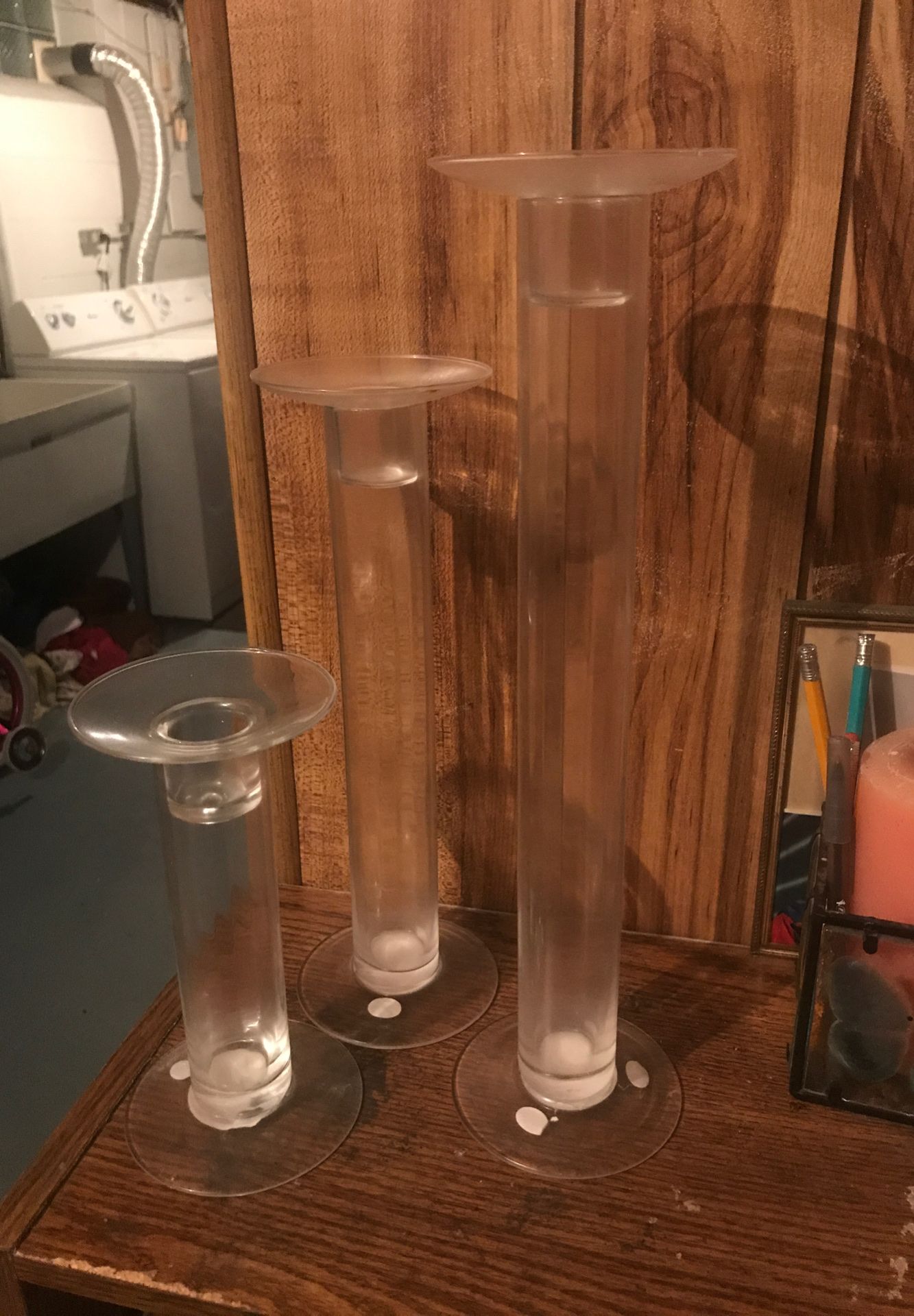 3 candle holders