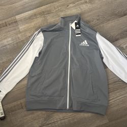 New 2xl Adidas Grey Jacket 