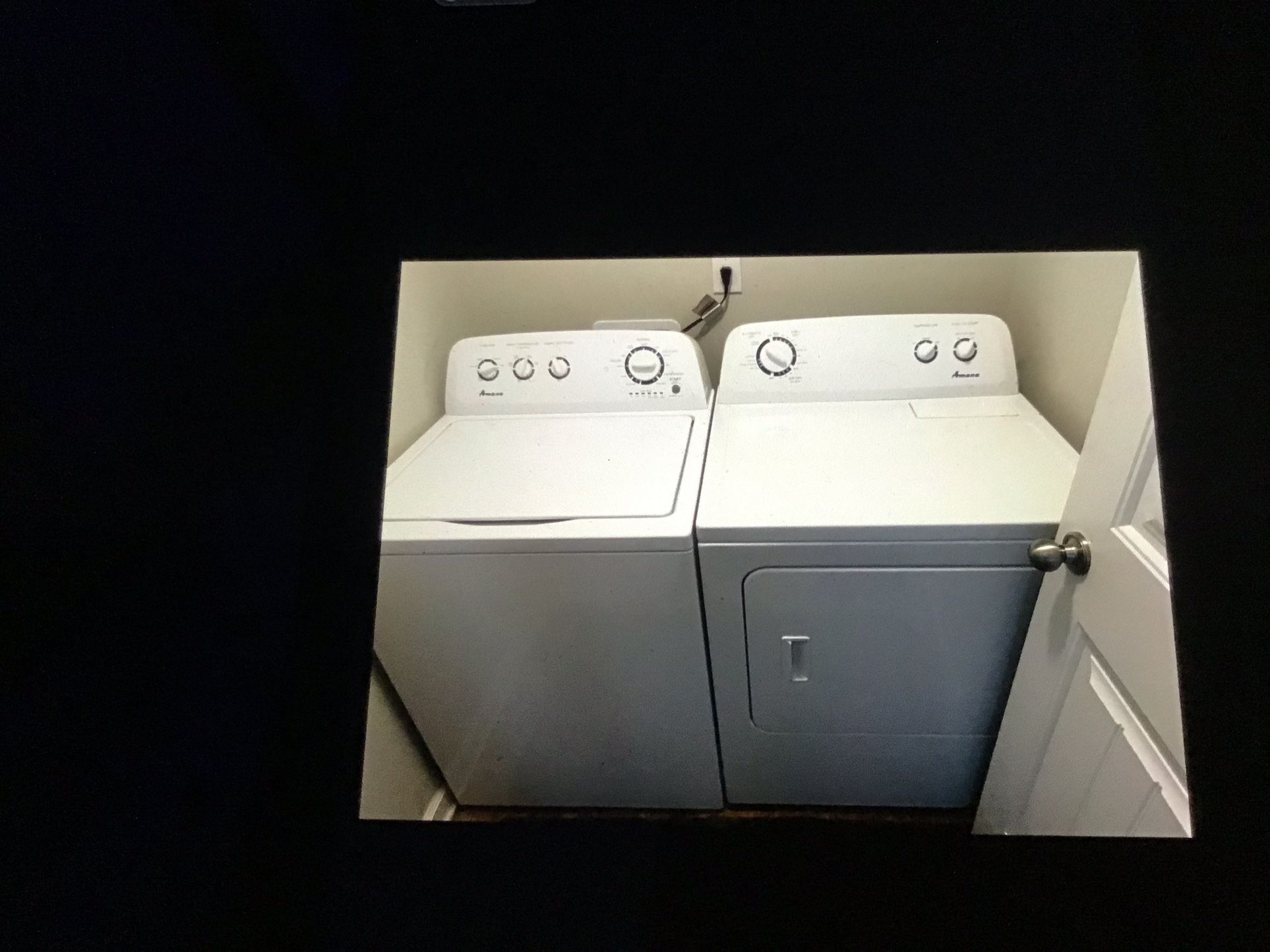 Washer and dryer