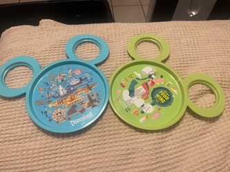 Disney food and wine plates