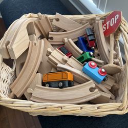 Wooden Train Set
