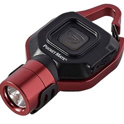 Streamlight Pocket Mate USB Ultra-Compact Rechargeable flashlight-red with clip