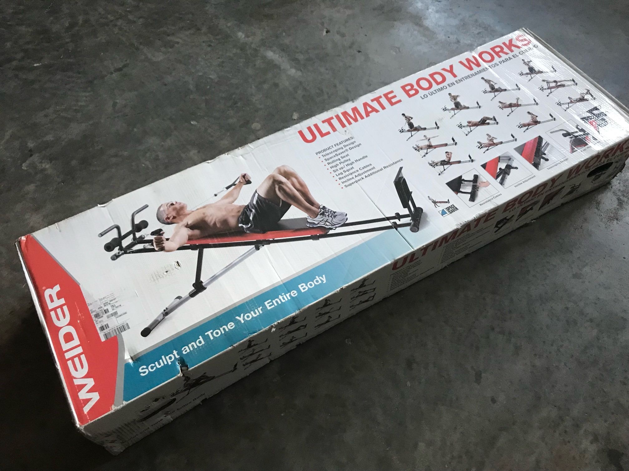 Weider Ultimate Body Works and Exercise Charts 