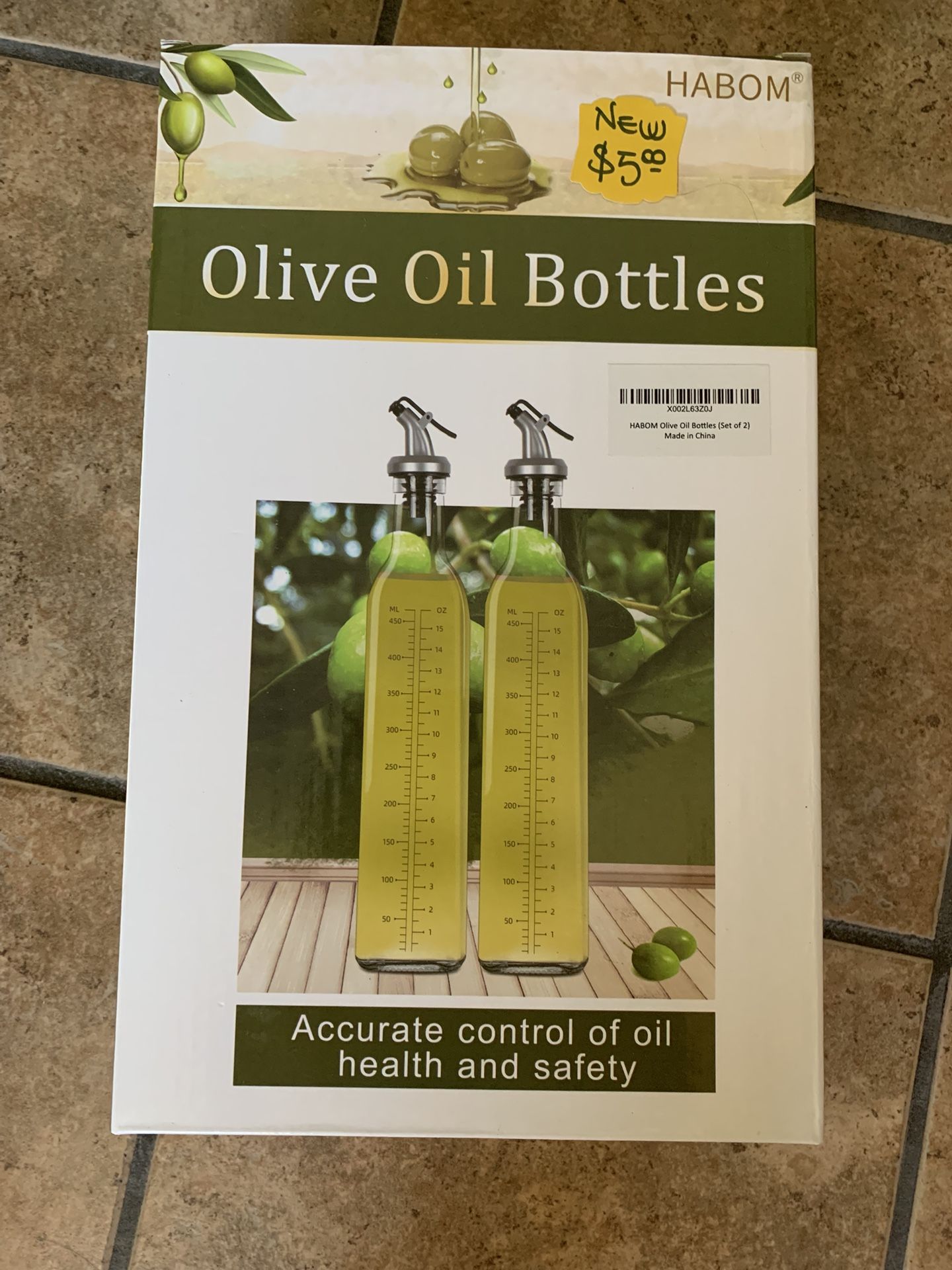 New!! Olive Oil Bottles