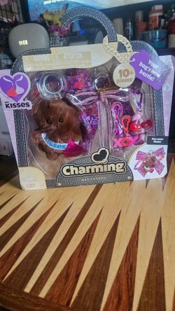Jakks Pacific Charming Bag Charms Hershey's Kisses Plush Bear Set