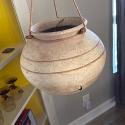 Clay Pot For Hanging Plant