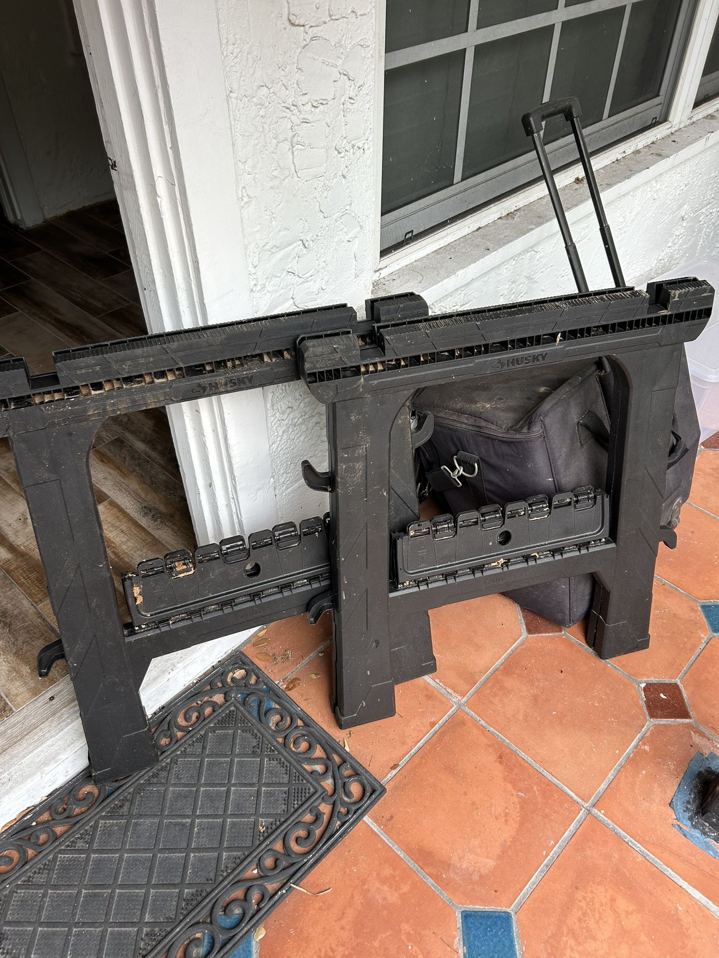 Husky Saw Benches Used For One Project 