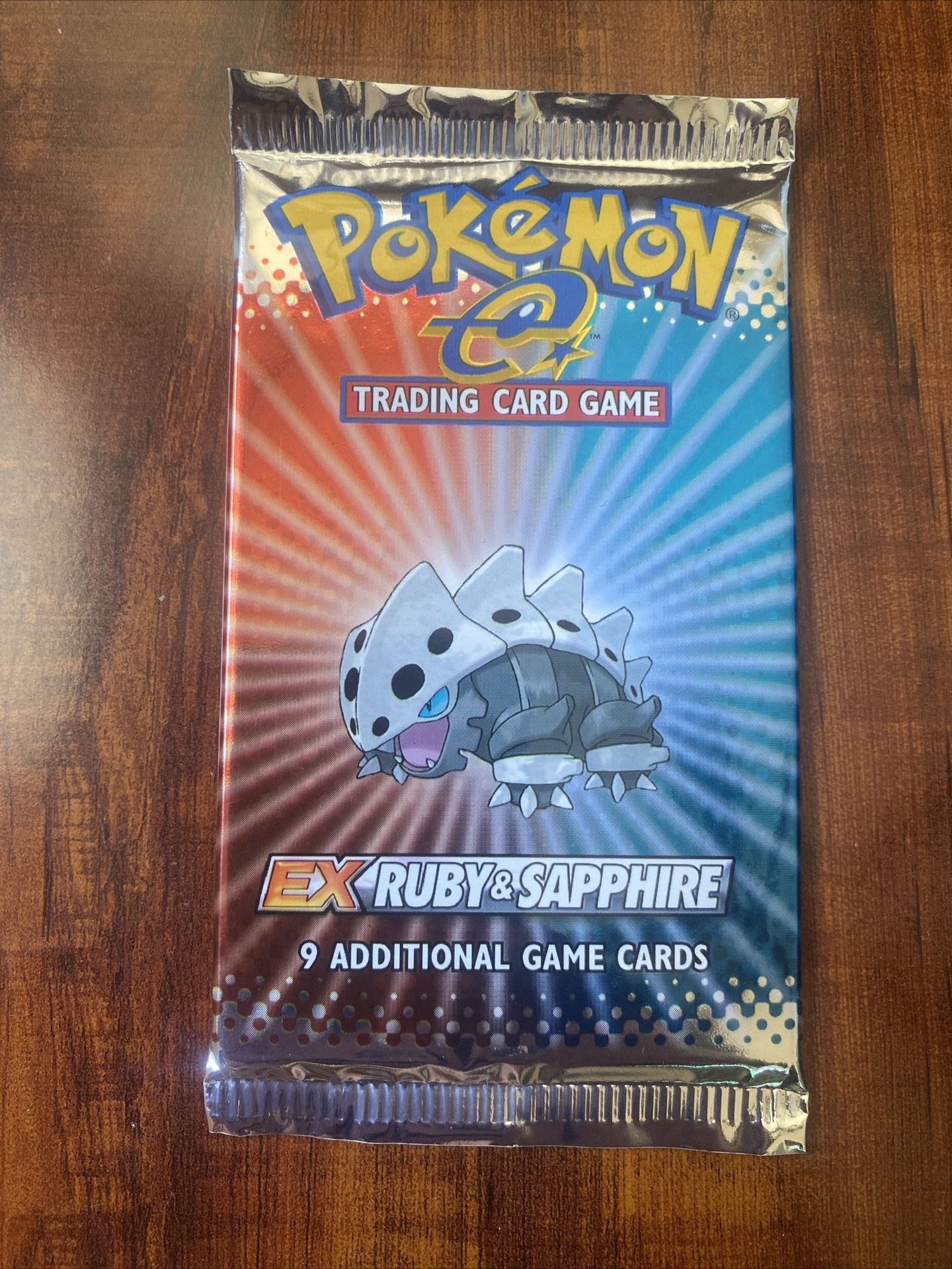 pokemon booster box guaranteed hits Pokemon EX Ruby and Sapphire Sealed Trading Card Booster Pack (Signed by  Jason Paige)