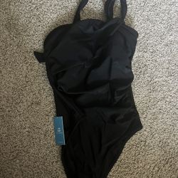 Black One-Piece Swimsuit