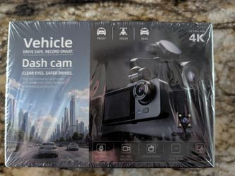 Dash Cam 4k 3 camera New